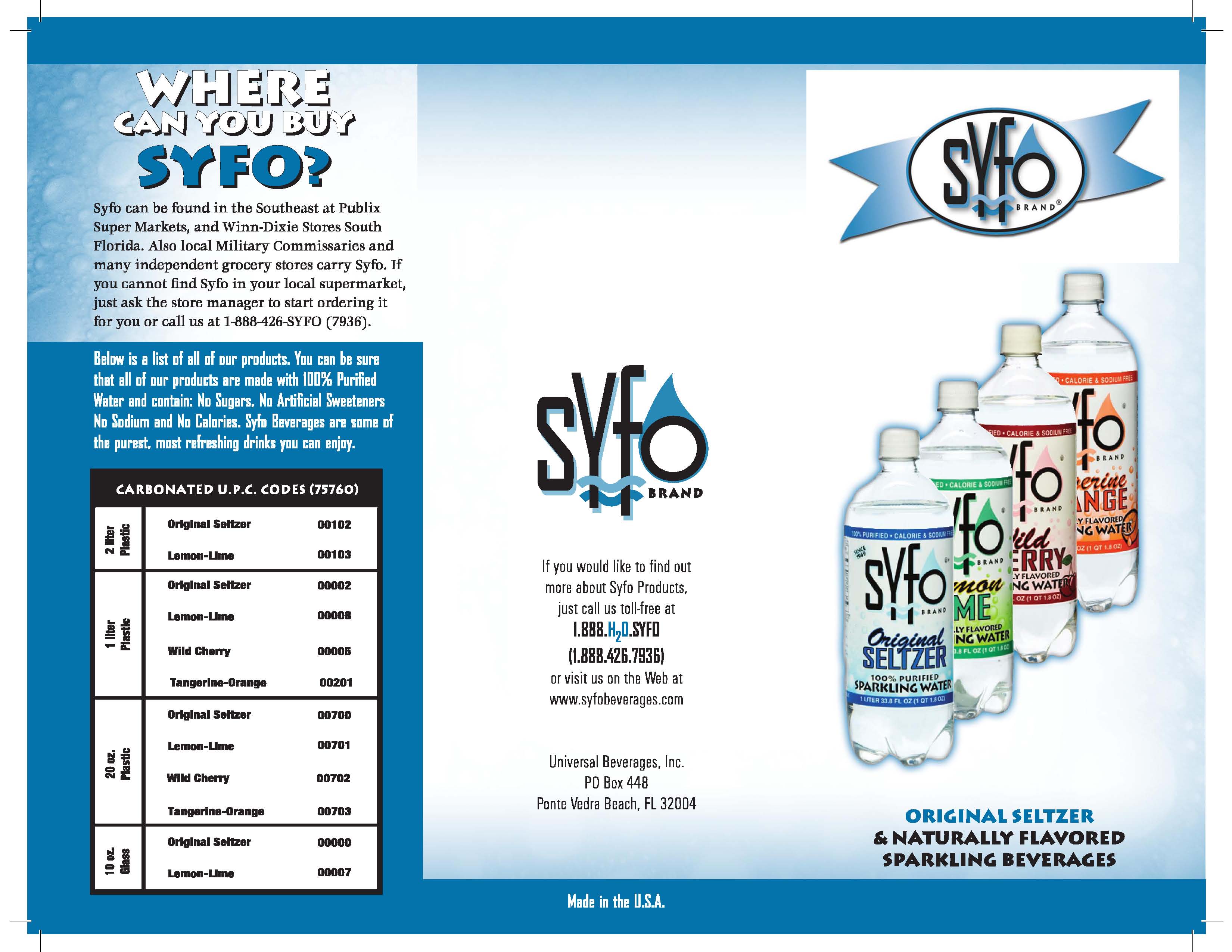 grocer\\'s,grocer love syfo beverages… …and we love our grocers  